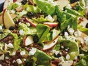 Apple Pecan Salad with Fig Dressing